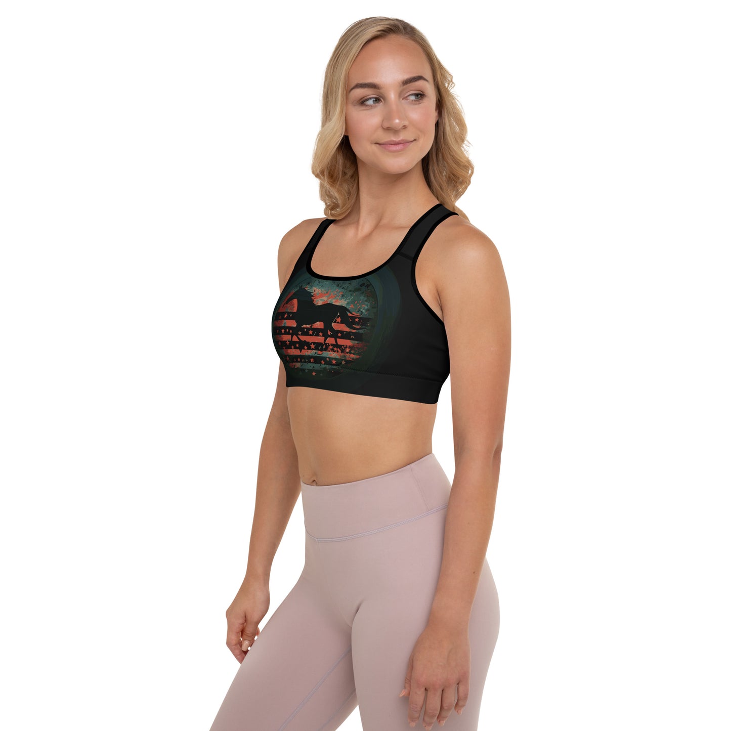 Stars and Strides Padded Sports Bra